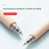 M&G 10-Pack 0.5mm Black Press-to-Write Ballpoint Pen Refills - Quick-Drying, Full Needlepoint, Four-Channel Ink Feed System 3