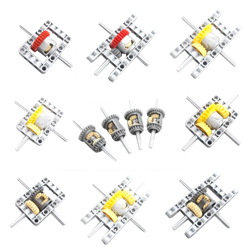 Power Function Building Block Technical Motor Parts Multi PF Tool Compatible 8293 8883 Car Train M L XLServo Motor Bricks Toy 3