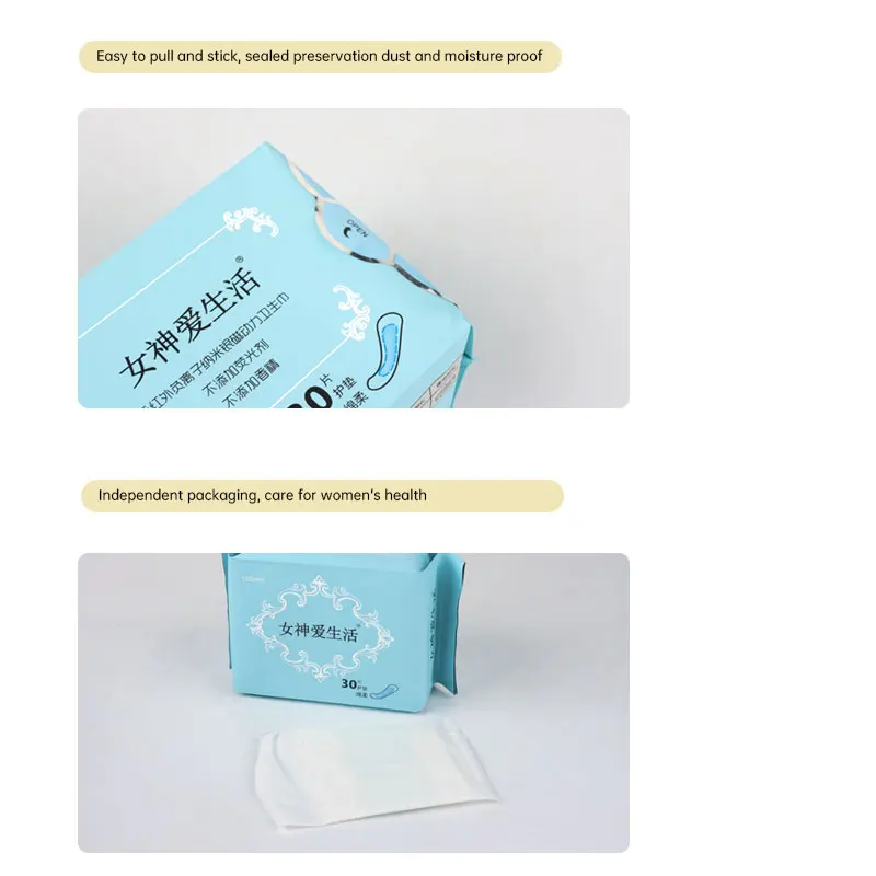 Menstrual Panties Anion Pads Sanitary Napkin 30piece