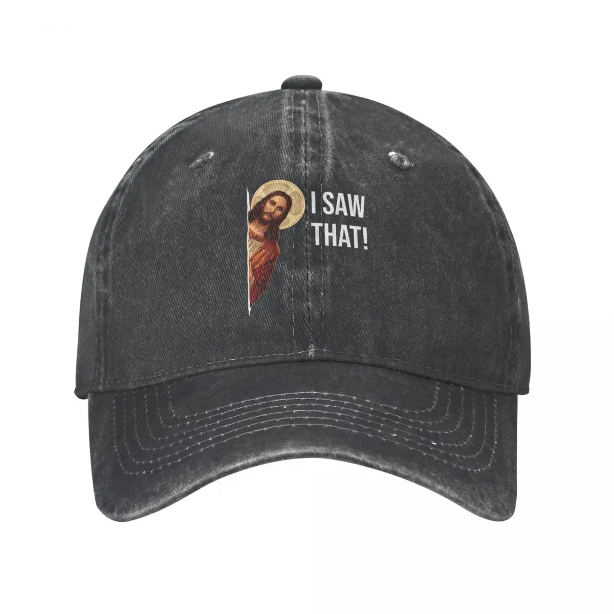 

Jesus Meme I Saw That Baseball Cap cowboy hat Peaked cap Cowboy Bebop Hats Men and women hats