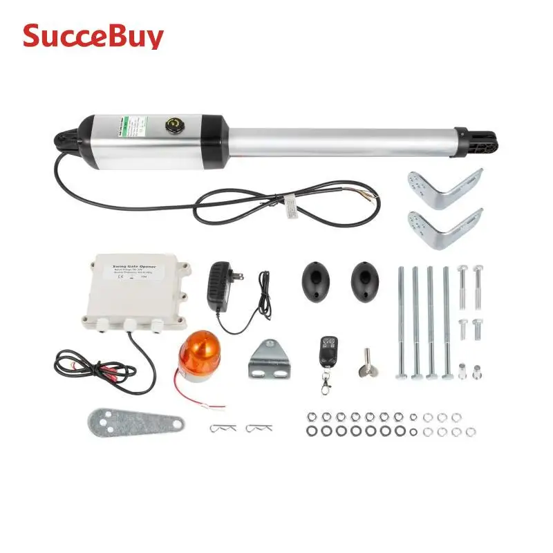 VEVOR 1PC Electric Gate Opener Single Swing Gate Opener 551lb Remote Control Automatic Openers W/ Remote Complete Push/Pull