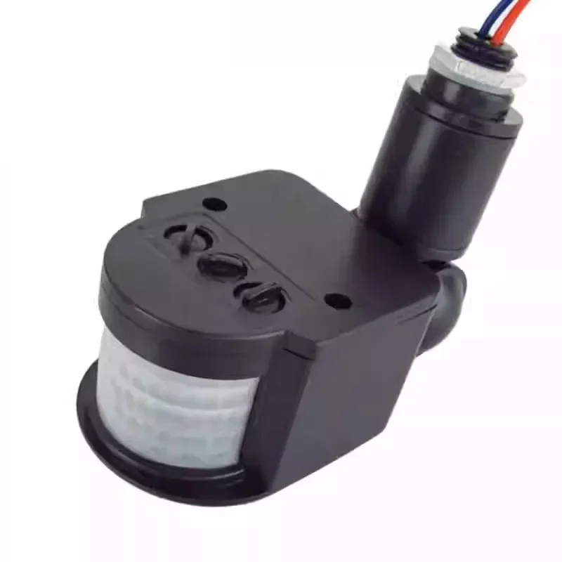 

LED Human Body Infrared Floodlight Sensor PIR Sensor Head Switch with Relay