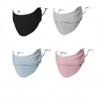 Nouveau modèle de masque facial en soie glacée, protection solaire pour l'été, voile de protection des yeux et des coins des yeux, protection solaire extérieure 5