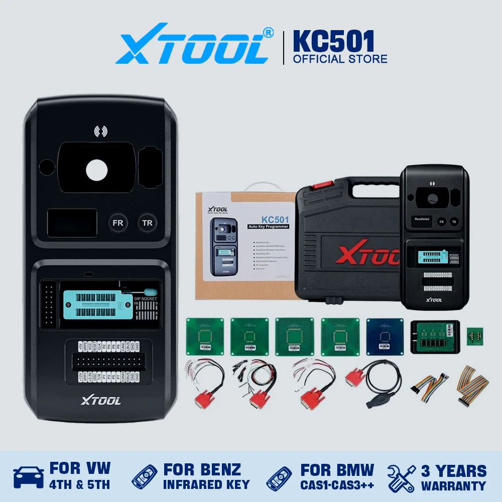 XTOOL-KC501-Professional-Car-Key-Chip-Programmer-For-Benz-Infrared-Key ...