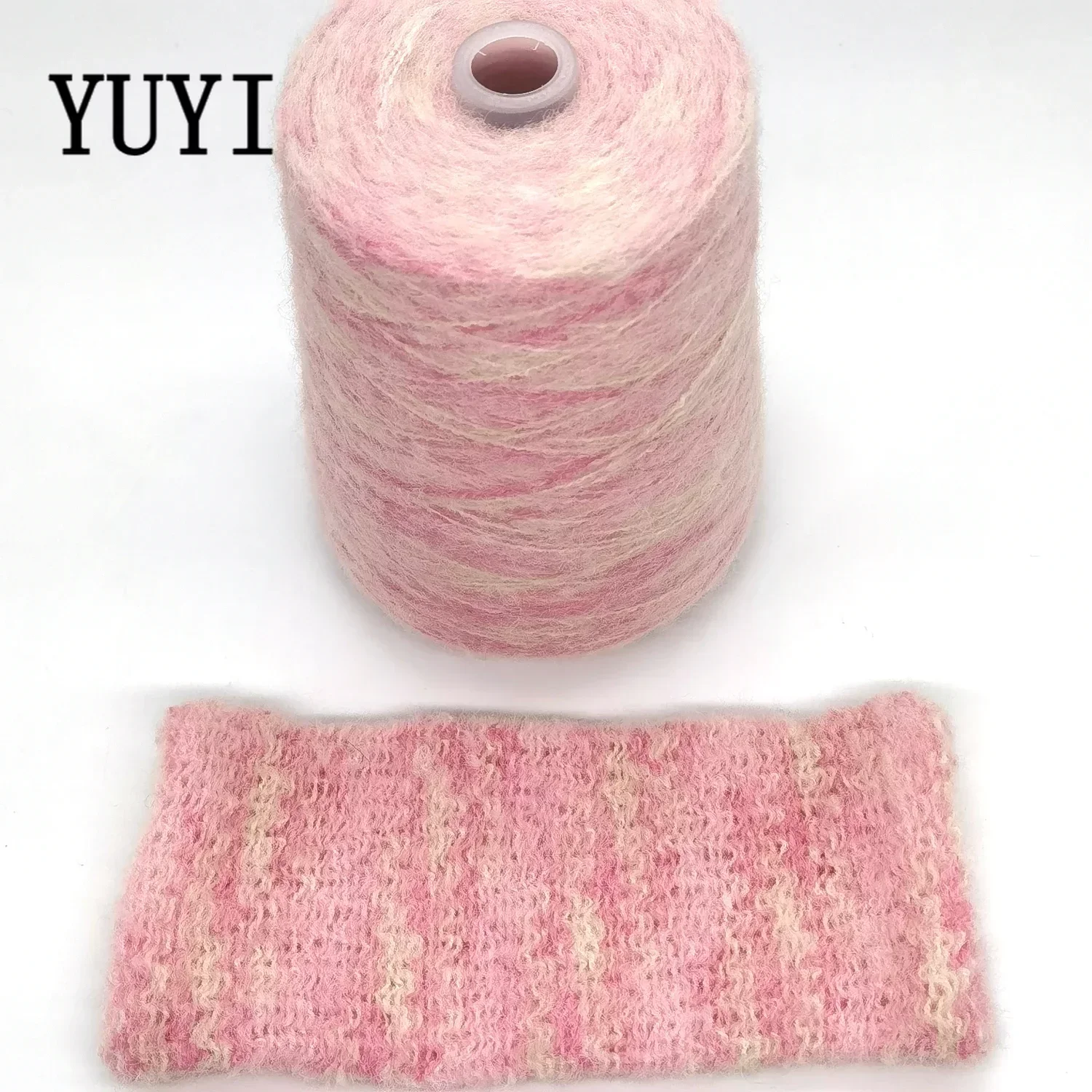 

YUYI 500g Mohair Yarn Rainbow Super soft Knitting Yarn Crochet Baby Wool Yarn for Knitting Sweater Socks Factory direct sales