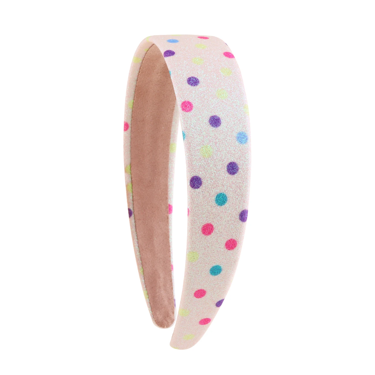 Glitzer-Stirnbänder für Mädchen, Prinzessin, glitzerndes, breites Stirnband für Kinder, niedliches bedrucktes Stirnband für Kinder, dickes glitzerndes Bling-Kinderhaar – Detail 18