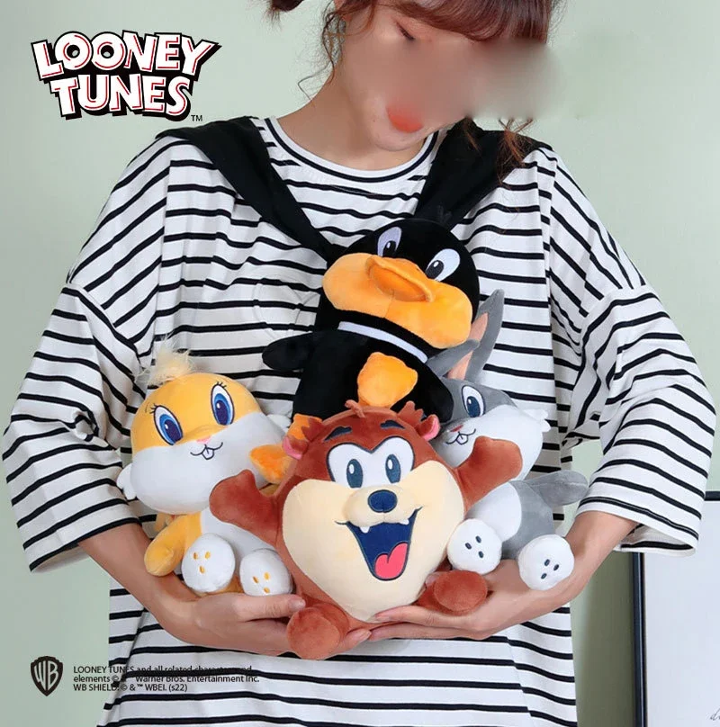 Looney Tunes Q Version Bugs Bunny Peluche Tweety Ola Bunny Daffy Duck Cartoon Anime Figure Peluche Bambola Giocattoli Per Bambini