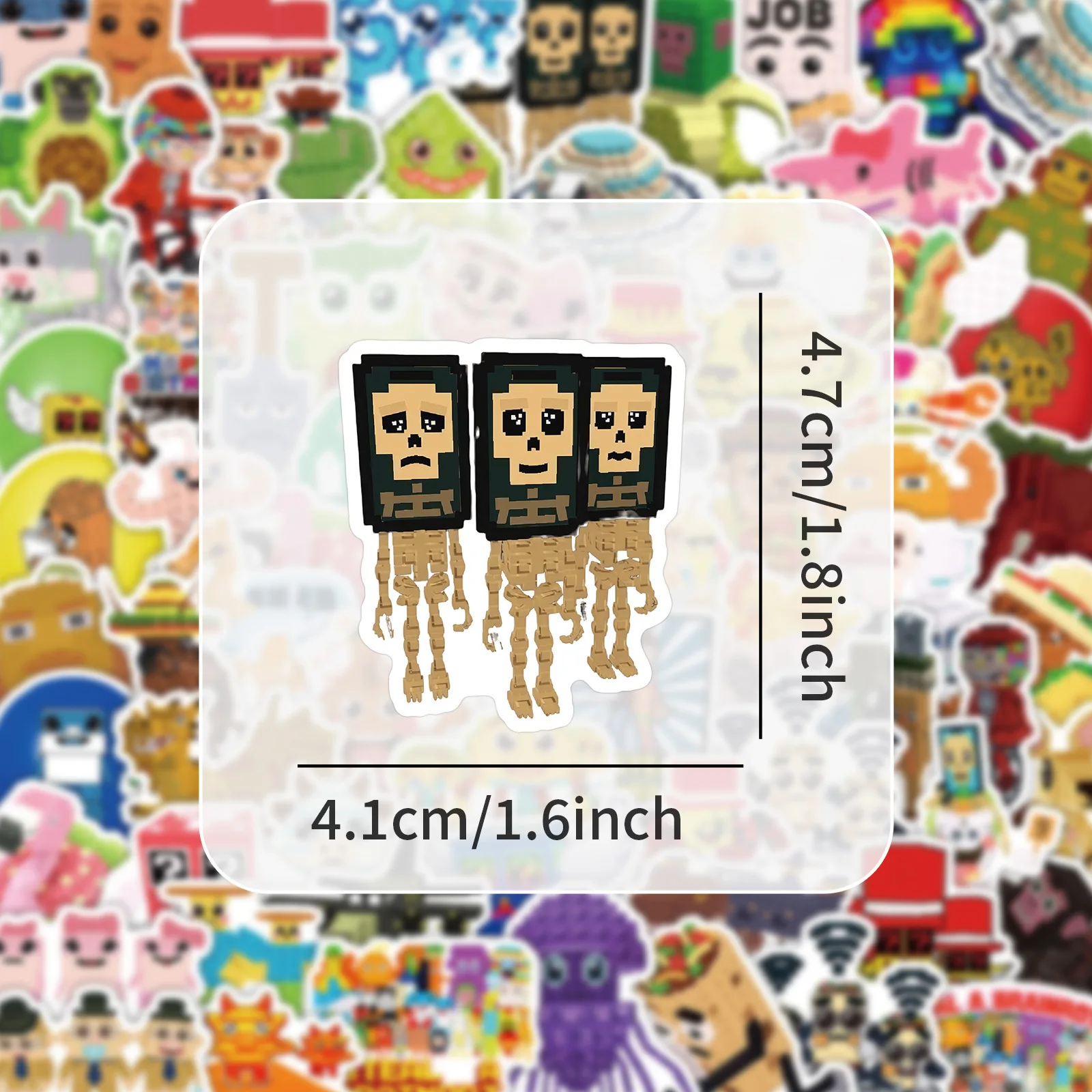 70PCS 새로운 인기 게임 스티커 DIY 휴대폰 노트북 수하물 스케이트보드 그래피티 데칼 어린이를 위한 재미있는 장난감