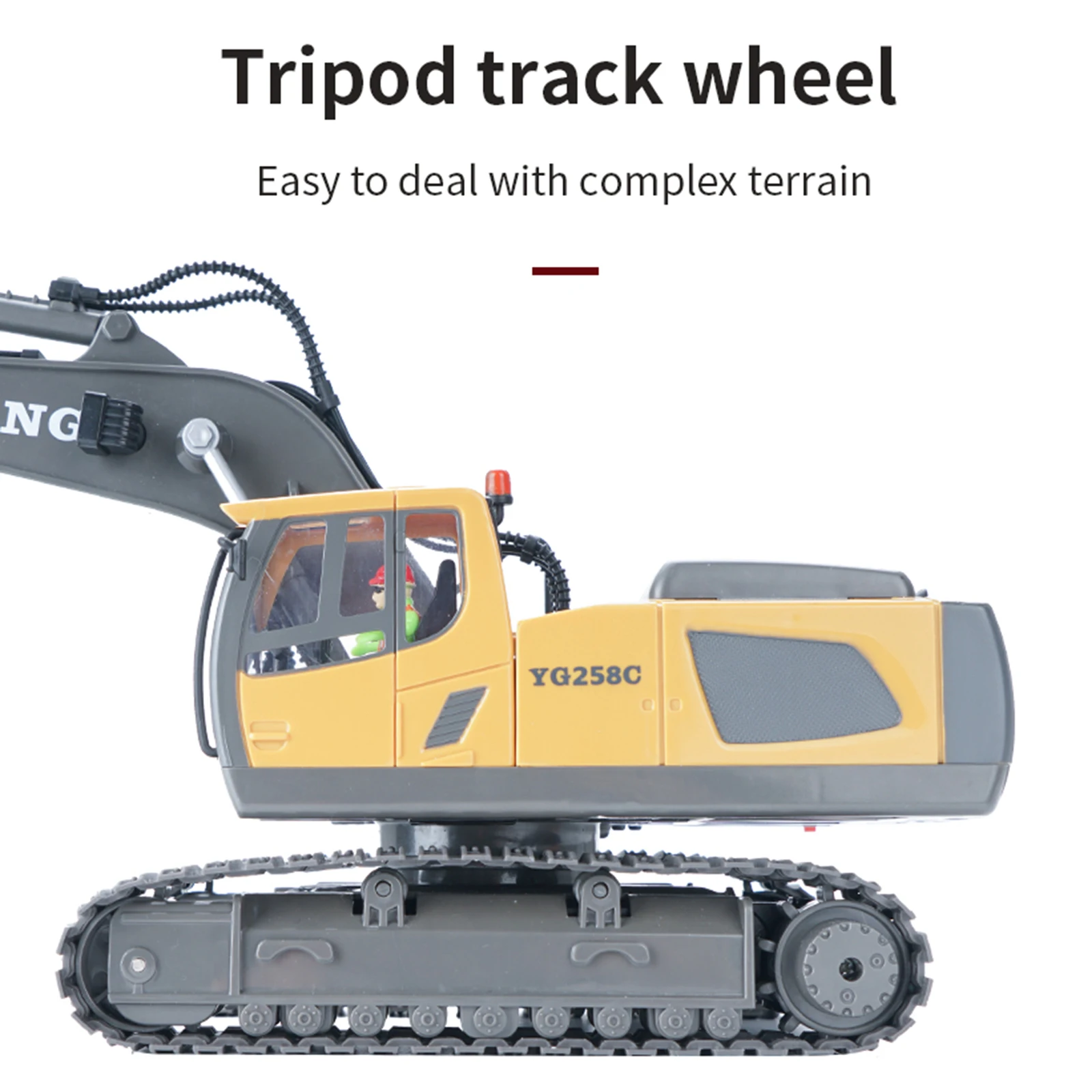 2.4Ghz 1:20 RC Excavator Remote Control Truck RC Crawler Engineering Vehicle Excavator Car Truck Radio Control Cars For Kid Gift rc cars rc trucks rc construction toy