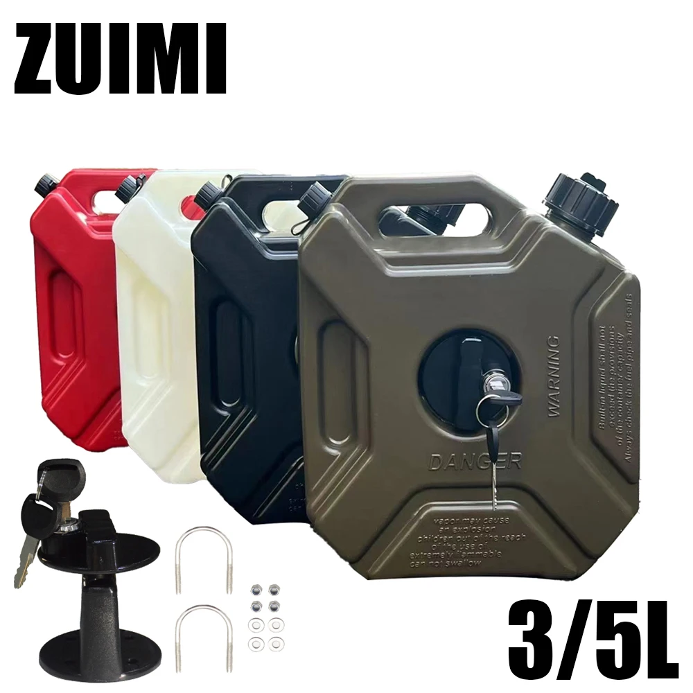 3/5L Mororcycle Accessori Serbatoio Carburante Taniche Di Benzina Barili Può Gas Contenitore Di Ricambio Antistatico Jerry Può Serbatoio Carburante Mo