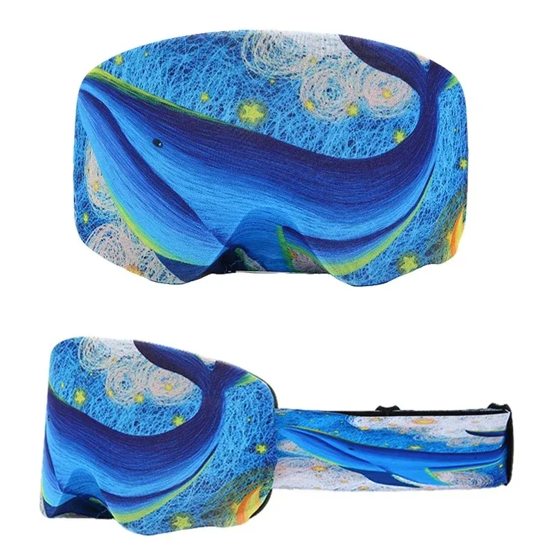 Ski Single and Double Board Snow Mirror Protective Cover, Portable Storage, Scratch Resistant Mirror Cloth Cover, Convenient