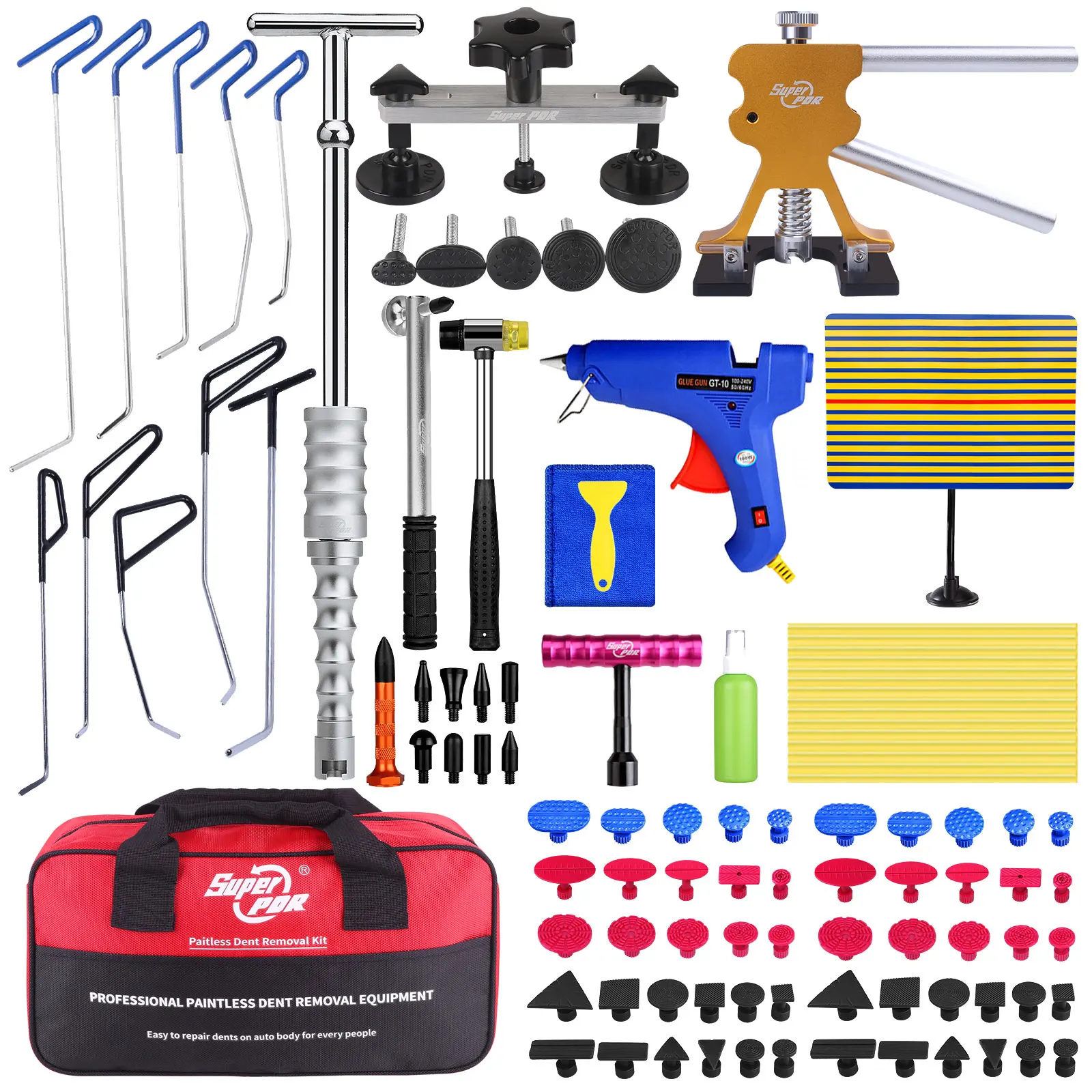PDR-Tools-Car-Body-Paintless-Dent-Repair-Removal-Tool-Stainless-Steel ...