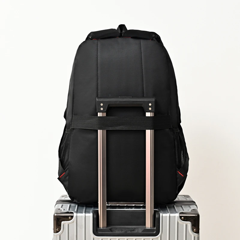 Large capacity laptop travel and work Backpack - durable nylon, multi compartment, adjustable strap, backpack