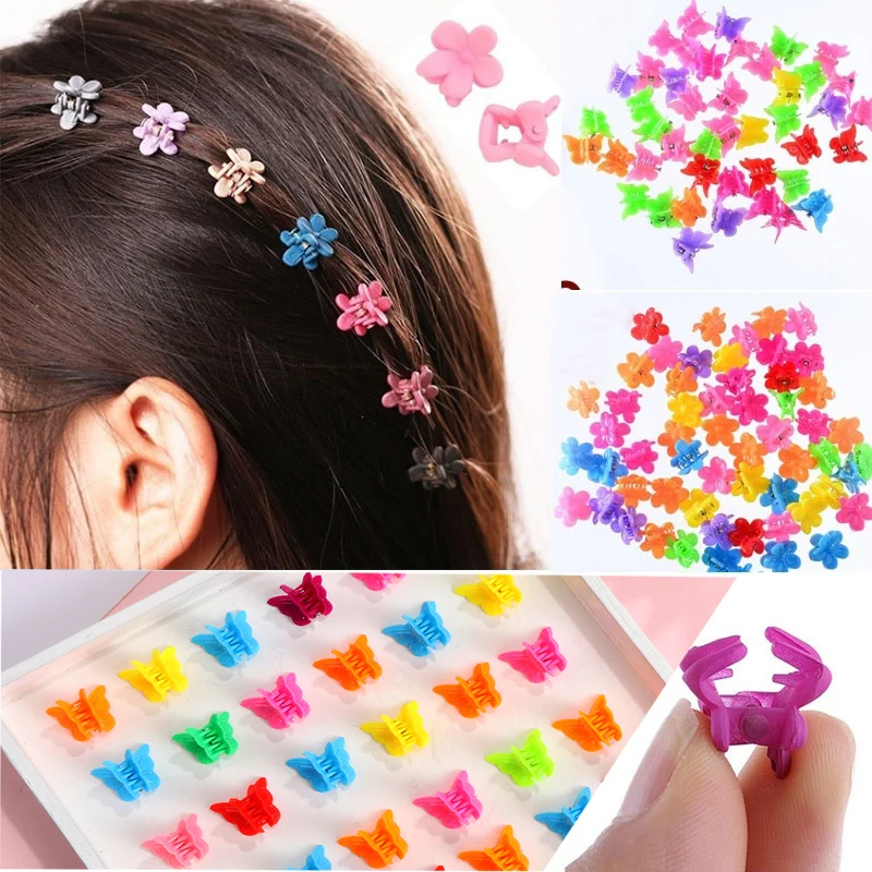 

Mini Butterfly Hair Clips Claws Women Girls Barrettes Hairpin Clip Colored Hair Decoration Accessories