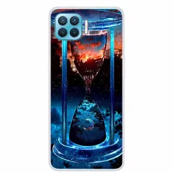 Cute Cartoon Shockproof Silicone Case - Soft TPU Back Cover for OPPO Reno Lite Series (Gray pink)