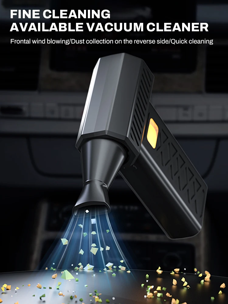 Violent Fan 400000RPM Powerful Air Blower Turbo Fan with LED Display& Lighting Dust Cleaner 6 Speeds Brushless Turbo Jet Blower