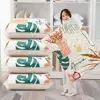 3Pcs Plastic Vacuum Storage Bag Large Capacity Reusable Clothes Storage Bag Space Saving Foldable Clothes Organizer 1