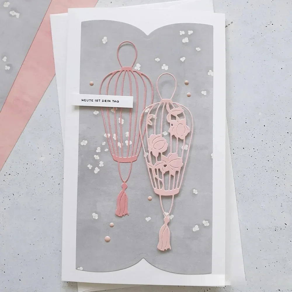 Piggy Craft 금속 절단 다이 컷 다이 금형 랜턴 장식 스크랩북 종이 공예 칼 금형 블레이드 펀치 스텐실 다이