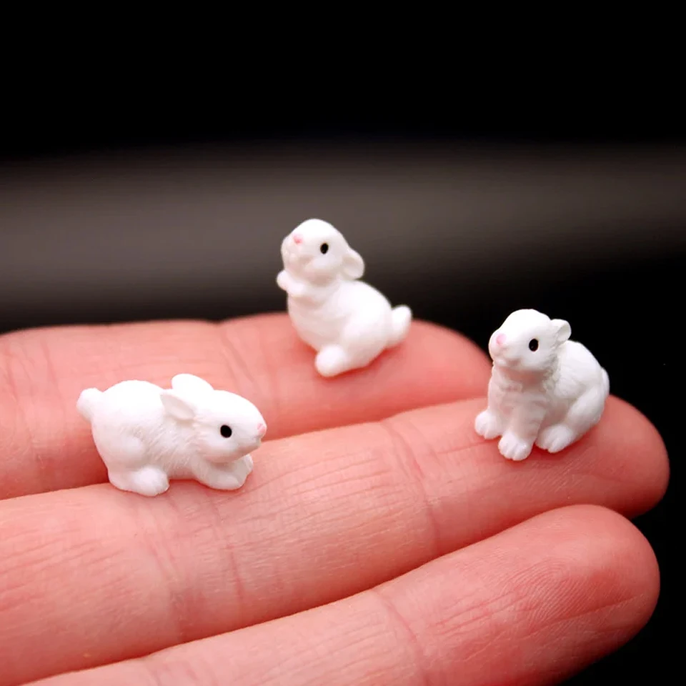 Miniatuur messing beeldjes, puur koperen ornamente Leuke Grote Oor Konijn Kleine Desktop Ornament Vintage Messing Dierenbeeldjes Thee Huisdieren Woondecoratie Accessoires