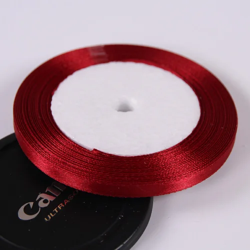 6mm Satin Ribbon for DIY Crafts and Festive Decorations (22 Meters/Roll)