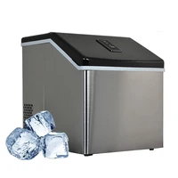 Comfort Clear Ice Cube Maker Machine | First Cubes In 15 Minutes 28 lbs. of Ice in 24 Hours | Counter top Portable Stainless 1
