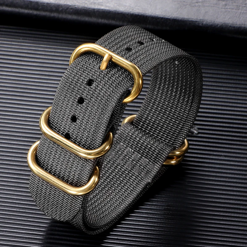 Premium Nylon Military Sport Watch Strap - Breathable Men's Wristband Accessory
