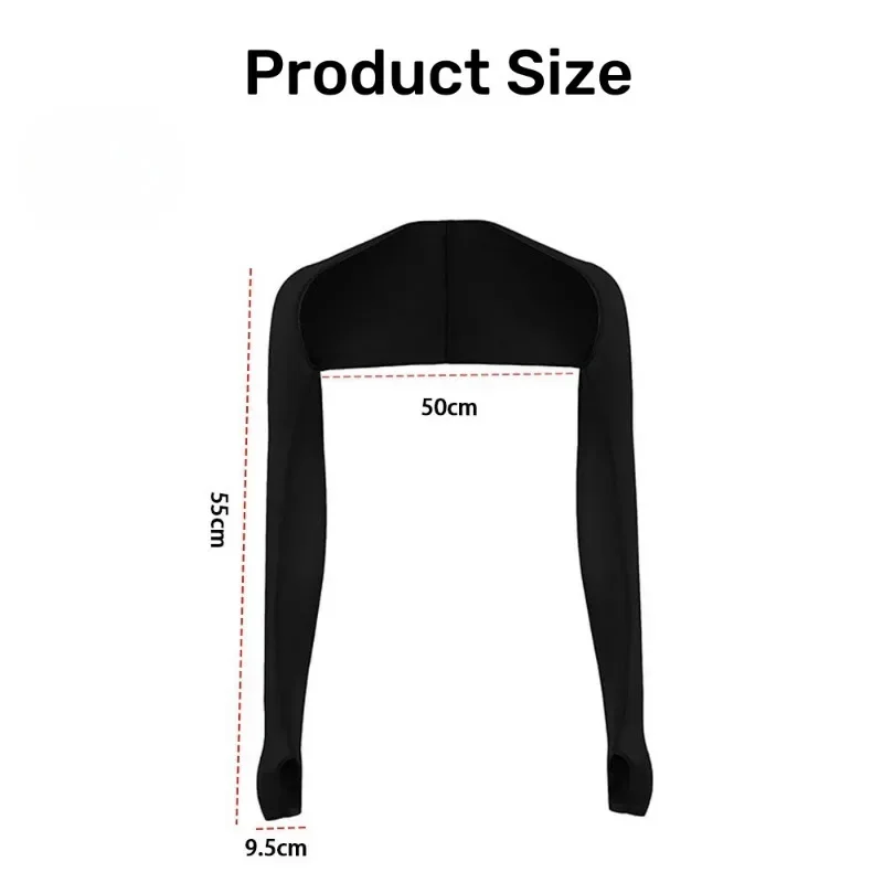 Muslim Women's Elastic Modal Cotton Jersey Bolero Sleeve Long Arm Cover Shrug Shoulder Oversleeve Suncreen Wear Under T-shirt arm sleeves,ice arm sleeves