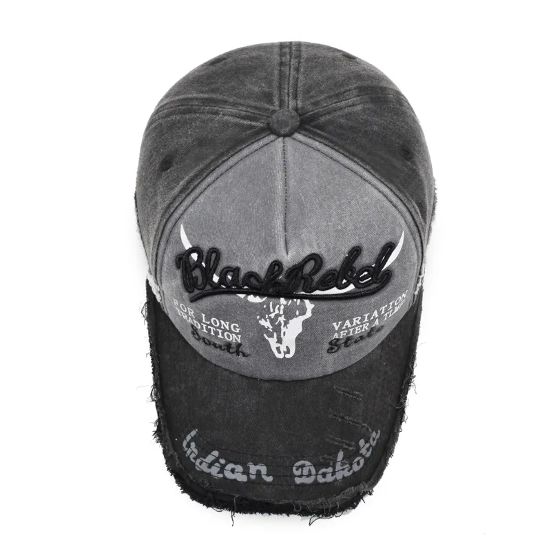 Washed retro baseball cap 6