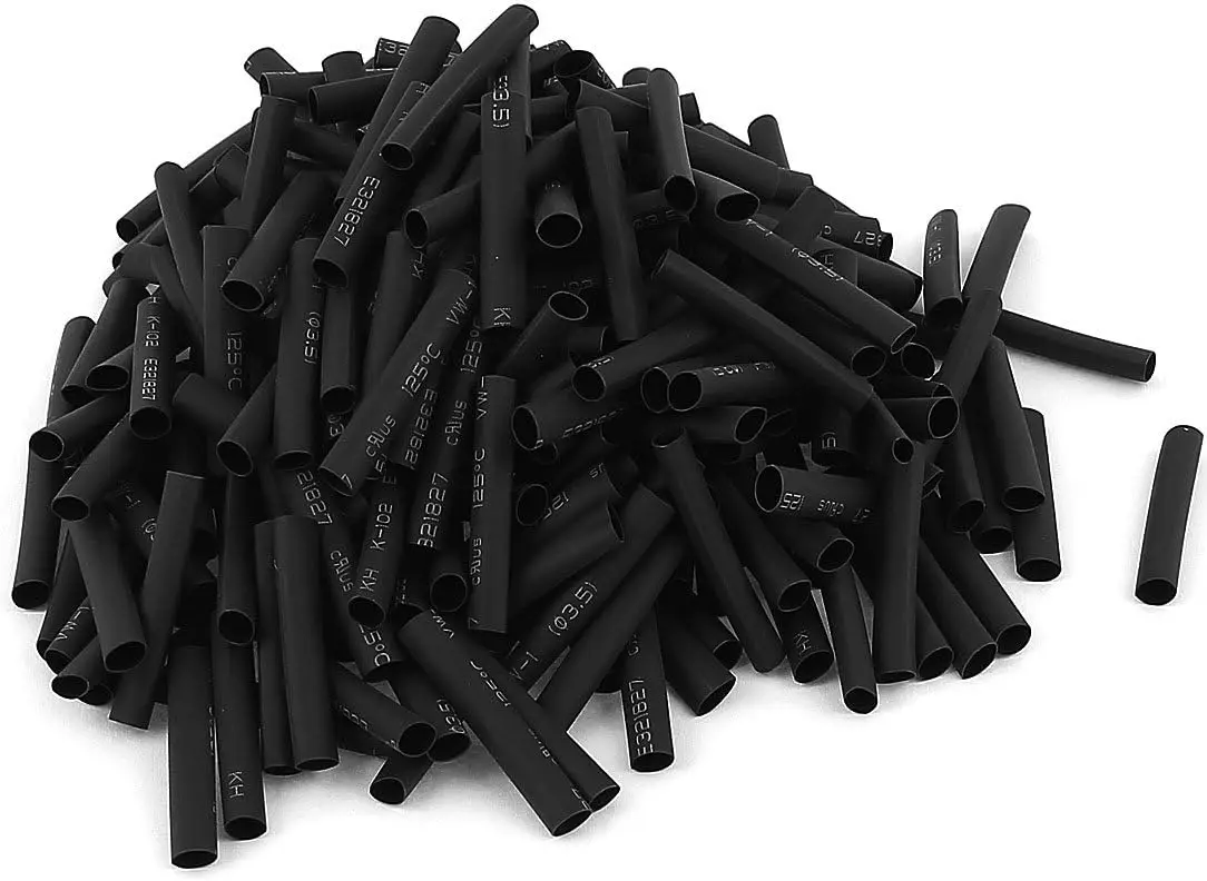 

Keszoox Wire Wrap Sleeve 3.5mm Dia 30mm Long Heat Shrink Tubing 260pcs Black