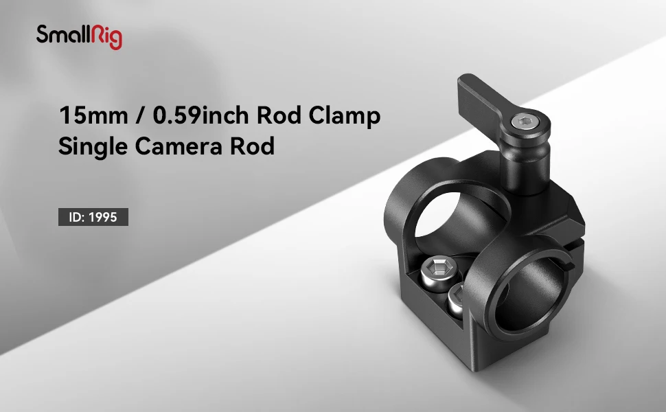 15mm Rod Clamp Single Rod Mount for EVF Mount 15mm Rods Support System Microphon