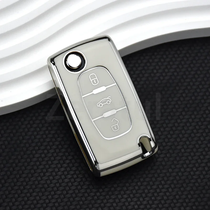 Advanced TPU Flip Remote Car Key Case Cover and Protector