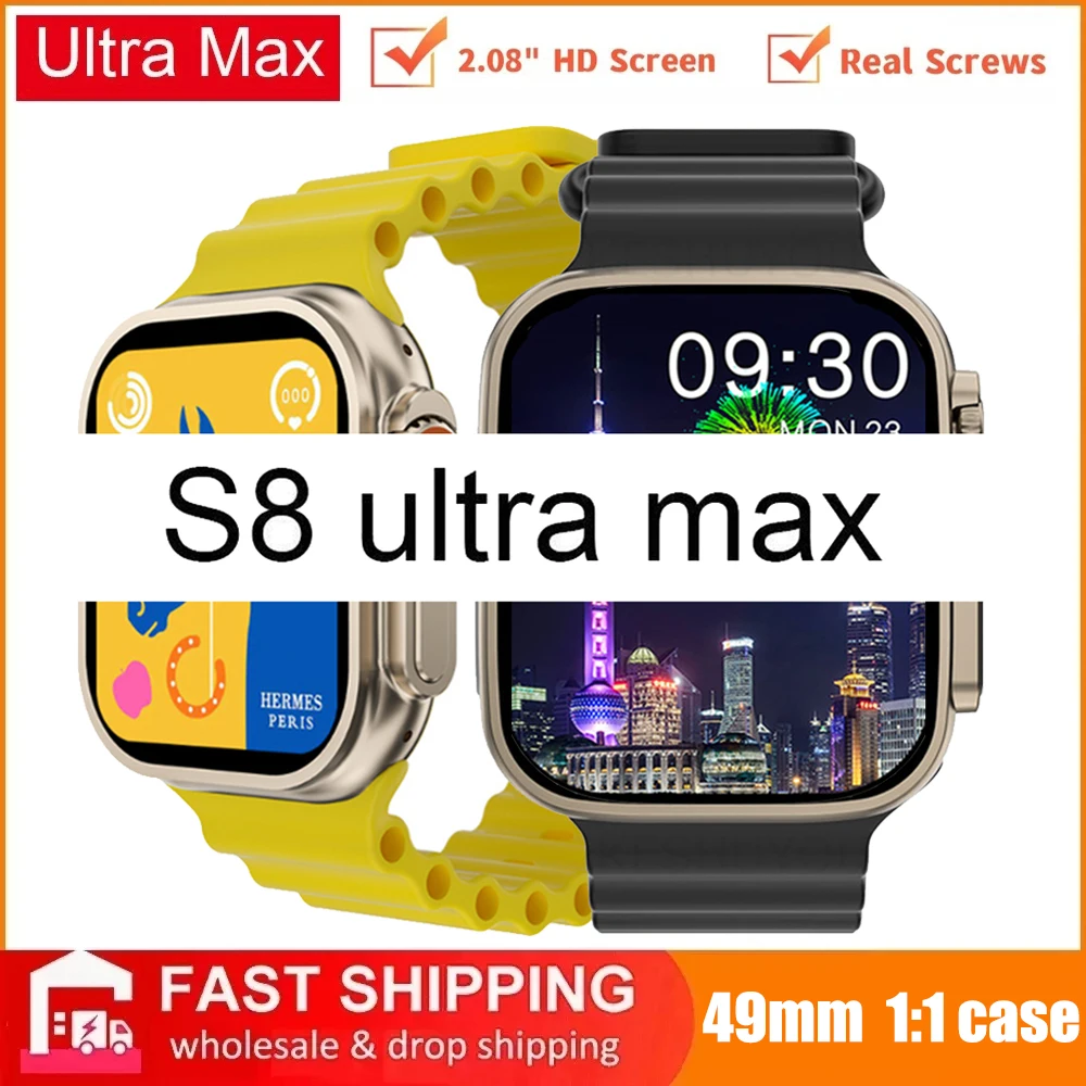 2023-S8-Ultra-max-Smartwatch-For-Man-Woman-Fitness-NFC-Original-1-1-Iwo ...