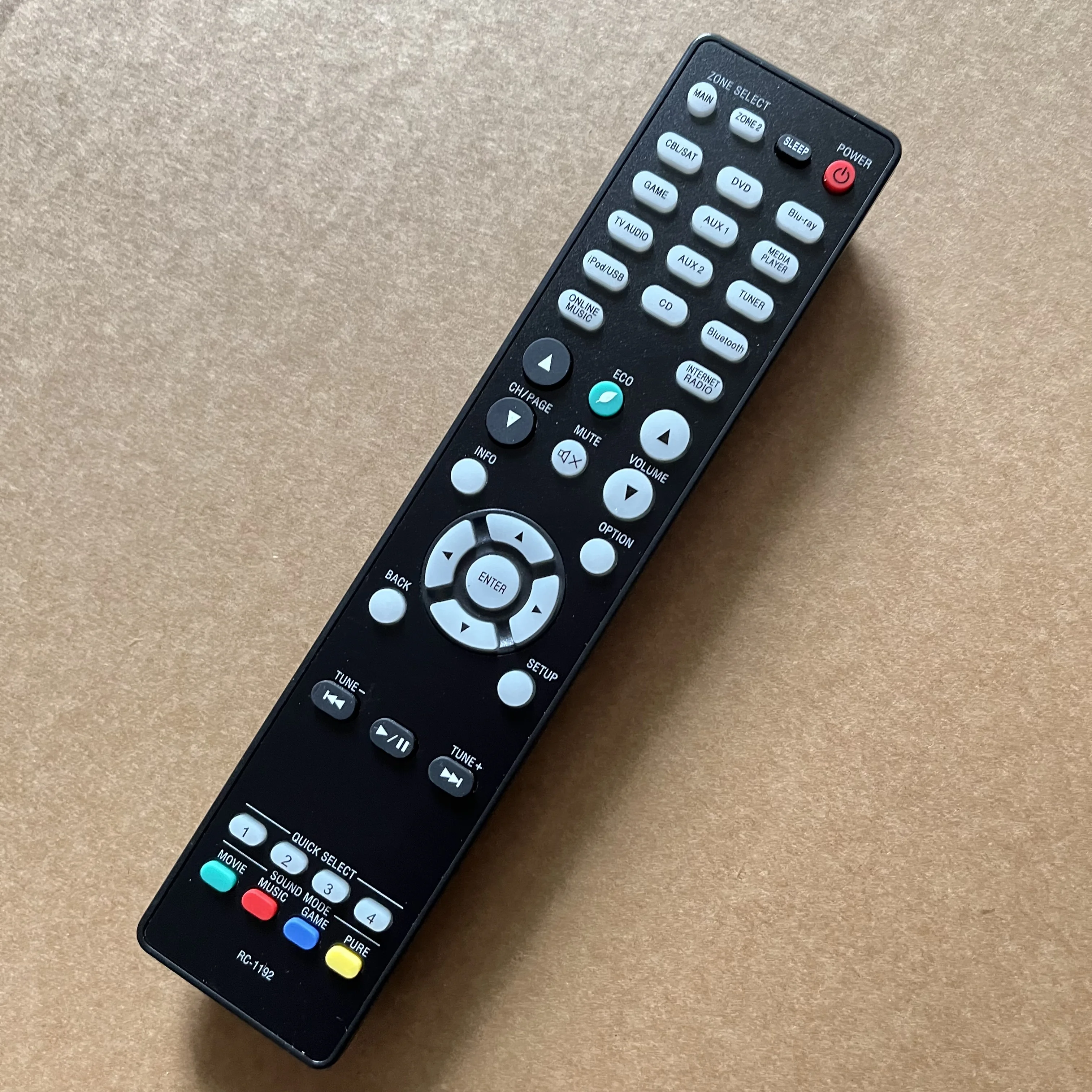 New Remote Control For Denon AV Receiver RC1192 RC1183 RC1184 RC