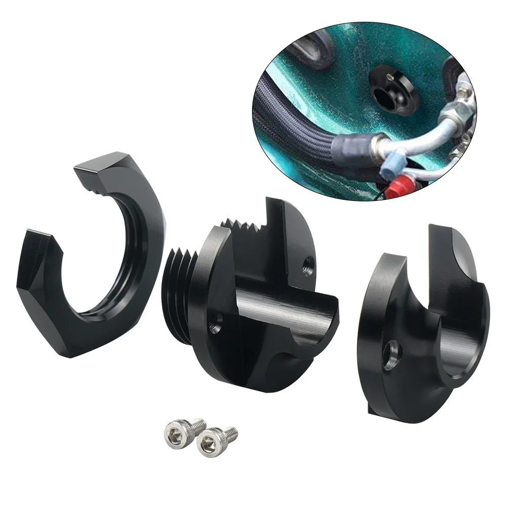 

BEVINSEE Anodized Firewall Grommet for Honda Civic Acura Integra EG EK EF DC2 1.05" to 1.25" Aluminum Alloy Car Accessories