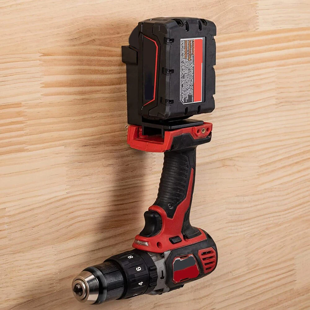 밀워키 18V 20V 드릴 도구 용 Dewalt 용 도구 마운트 Dewalt 20V 배터리 마운트 도크 홀더 고정 시트 용 배터리 홀더