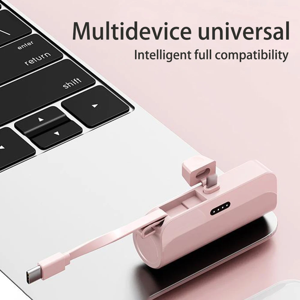 DIY 18650/21700 Battery Cases Mini Portable Power Bank Shell Battery Storage Boxes Mobile Power Supply Housing TYPE-C/For iPhone