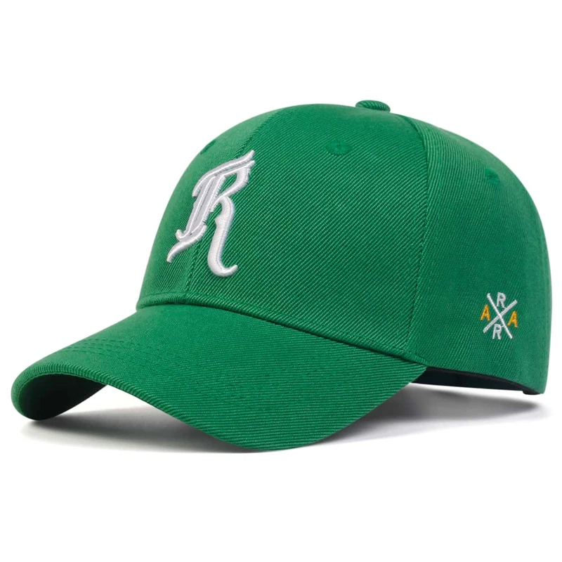 Unisex R Brief Stickerei Baseball Caps Frühling und Herbst Outdoor Einstellbare Casual Hüte Hip Hop Hut Sonnenschutz Hut Sport Kappe – Detail 7