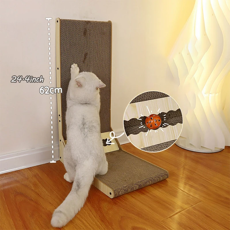 

Cat Scratcher L-shaped Stereoscopic Cat Scraper Wear-resistant Toy Pet Furniture Supplies Pet items Accessories for cats