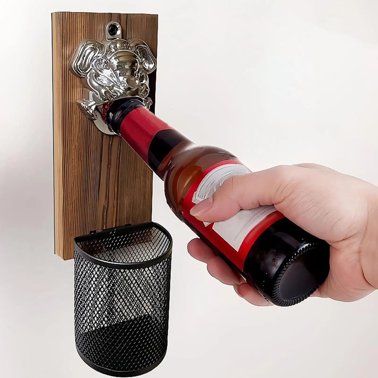 Magnetic Bottle Opener Decorative Kitchen Gadget Home Decor Wall Mounted Bottle Opener for Living Room Gift Bar Fridge Magnetic Bottle Opener Decorative Kitchen Gadget Home Decor Wall Mounted Bottle Opener for Living Room Gift Bar Fridge