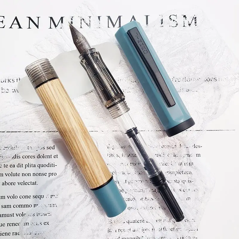 Jinhao 58 Fountain Pens High Quality Oak Wooden Grip Women Men Luxury Pen, Smooth Writing Instruments School Useful Acsesories - 6