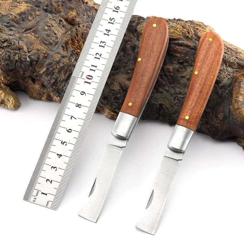 Folding Grafting Knife Grafting Knife Double Blades For Pruning Budding Plants Floral Fruit Tree