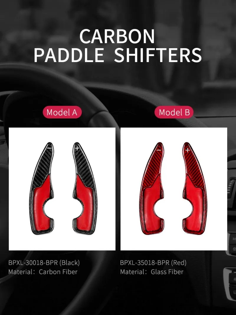 Car Accessories Steering Wheel Shift Paddle Shifter For Subaru BRZ For Toyota GT86 Carbon Fiber Extension Paddle Shifters