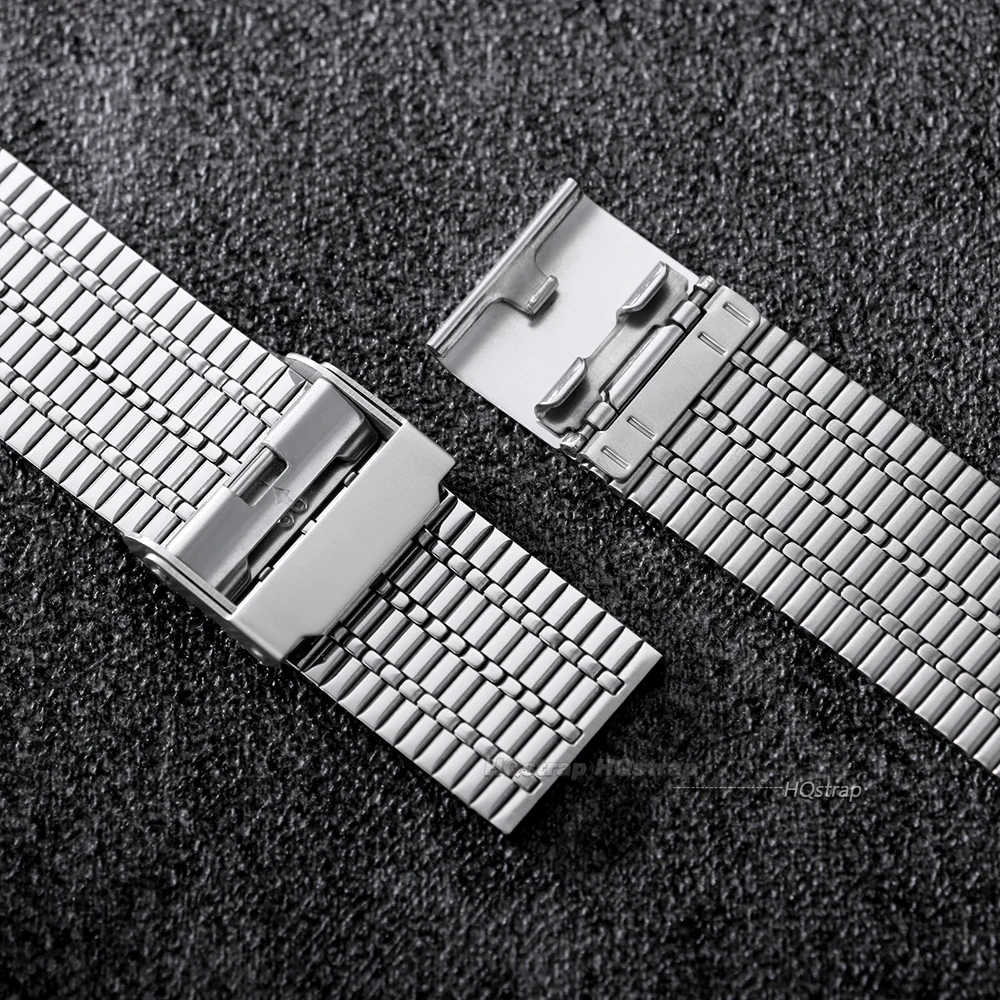 Elegant Stainless Steel Quick Release Watch Strap Bracelet - Universal Replacement Belt