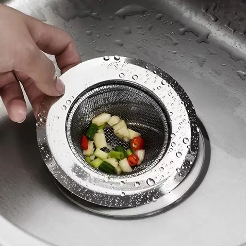 Stainless Steel Anti-Clog Kitchen Sink and Dishwasher Strainer