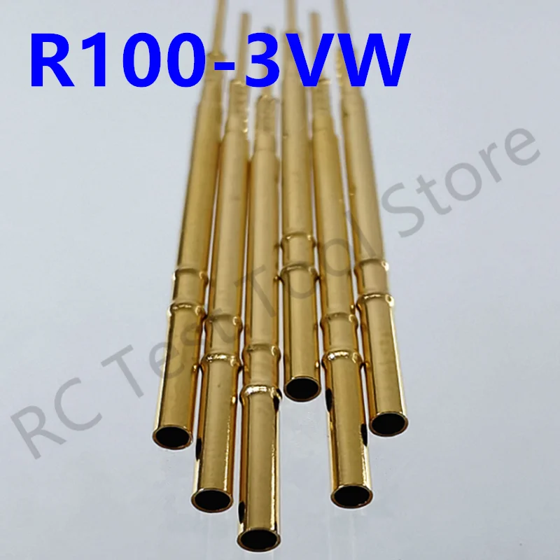 20 Or 100PCS R100 Series PCB Test Probe Receptacle Pogo Pin Connection Socket R100-2S 4S 2W 4W Spring Test Pin P100-B P100-B1 image 6