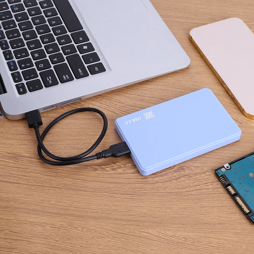 SATA To USB3.0 Hard Drive Enclosure Compatible with XP/win7/win8/win10 2.5in Portable HDD Enclosure for SSD External Storage