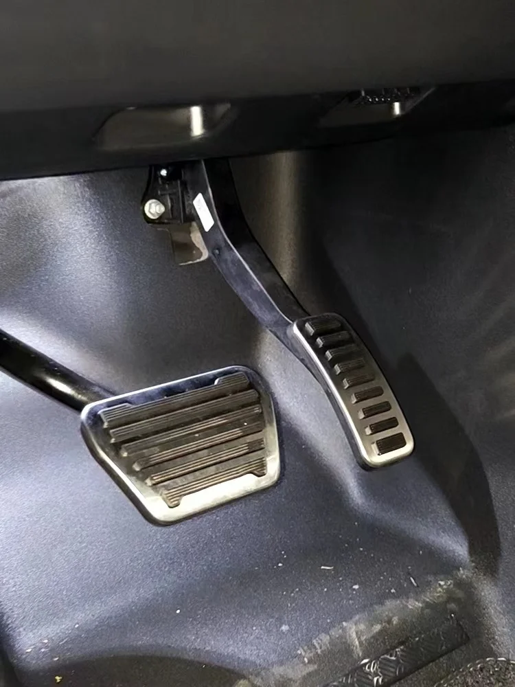 Penutup Pedal pijakan kaki rem bahan bakar, untuk Land Rover Discovery 5 Defender 110 untuk Range Rover Sport Vogue Pedal aksele