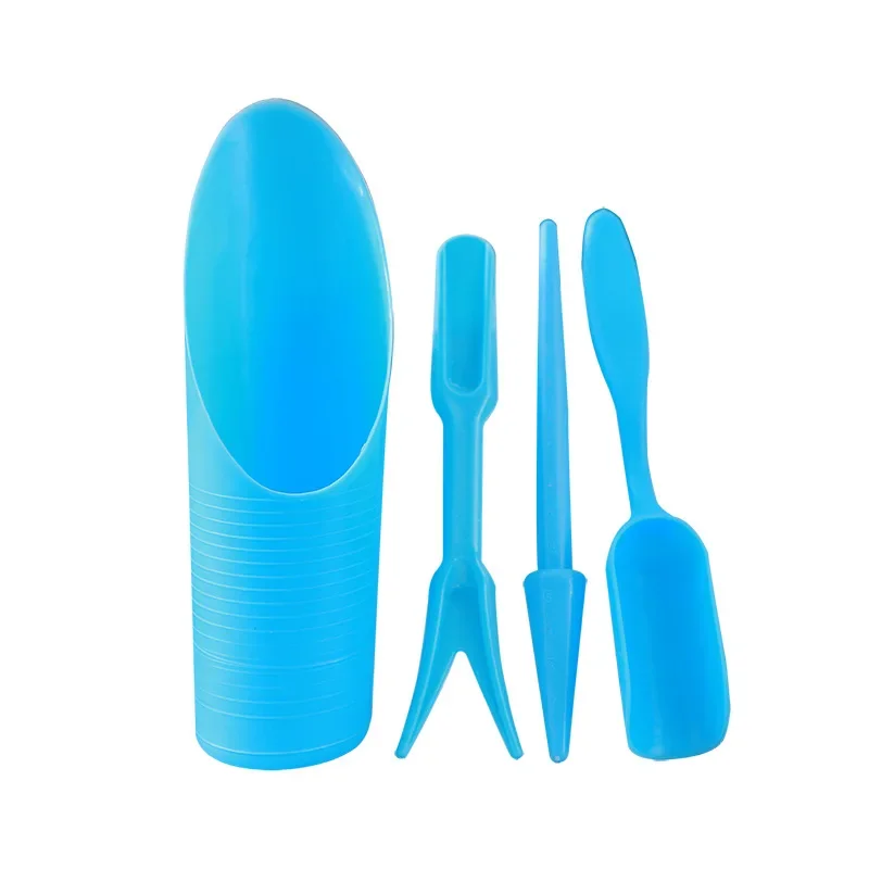 Mini Garden Tools 4pcs/set Plastic Durable Bucket Shovel Potted Cultivation Cylinder MeatPlant Soil Shovel
