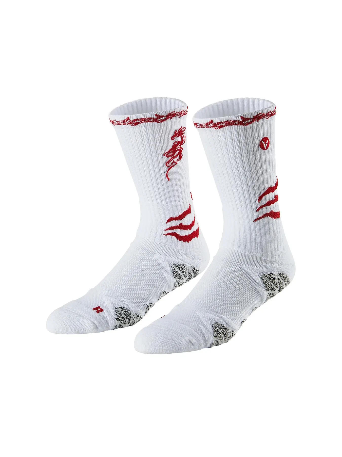 Men's Athletic Cushioned Crew Socks - Side View