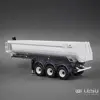LESU RC Hydraulic Dump Trailer 3 Axles Metal Trailers Electric Legs for 1/14 TAMIYAYA Remote Control Vehicle Tractor Truck Model 3